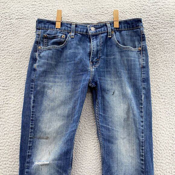 Levis 527 Jeans Women 32x28* Bootcut Cotton Denim Casual Pants Western Y2k Rodeo - Picture 3 of 16